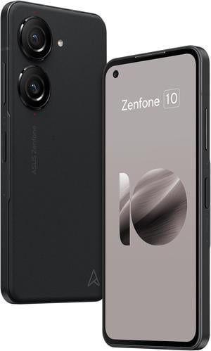 ASUS Zenfone 10 Cell Phone, 5.9 FHD+ AMOLED 144Hz, IP68, 32MP Front Camera, 8GB+128GB , 5G LTE Unlocked, Black, AI2302-8G128G-BK [US version]