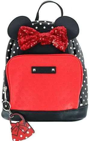 Minnie 10" Mini Deluxe Backpack with 1 Front pocket