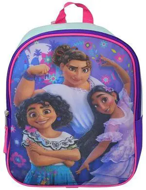Disney's Encanto Family Mini Purple School Backpack 11" for Kids