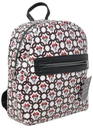 Minnie Mouse All Over Print 10" Mini Deluxe Backpack with 1 Front pocket