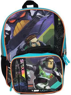Disney Buzz Lightyear Backpack 16" & Insulated Lunch Bag