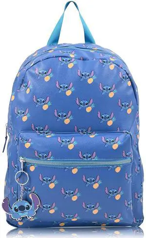 Disney 16" Stitch with Pineapple Blue Backpack
