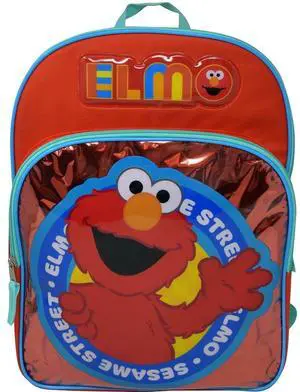 Sesame Street Elmo 16" Dual-Compartment Backpack