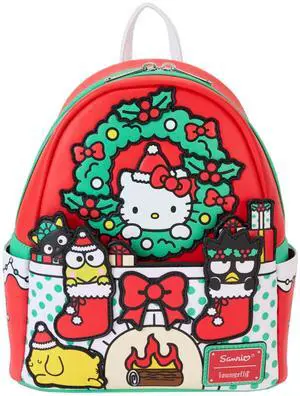 Loungefly Sanrio Hello Kitty Winter Wonderland Red Mini Backpack