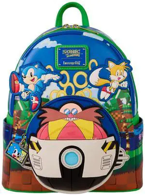 Loungefly Sega Sonic The Hedgehog Mini Backpack