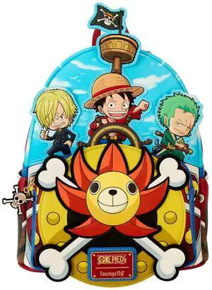 Loungefly One Piece Thousand Sunny Ship Mini Backpack