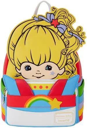 Loungefly Rainbow Brite Cosplay Mini Backpack with side pockets