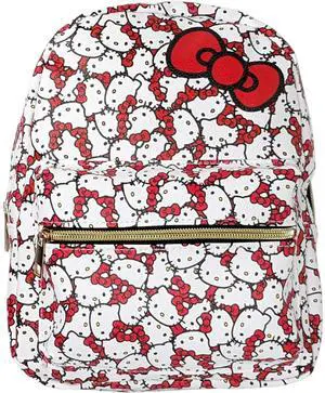 Hello Kitty Mini Backpack, White / Red