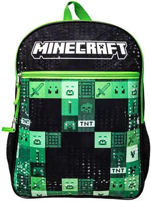 Minecraft Backpack 16" Creeper TNT Kids