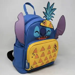 Stitch "Pineapple"10" Mini Deluxe Backpack with 1 Front pocket Stitch "Pineapple"10" Mini Deluxe Backpack with 1 Front pocket