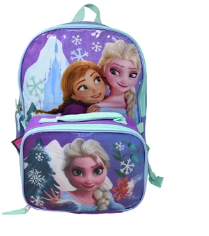 Disney Frozen Elsa and Anna Backpack with Insulated Detachable Lunch Bag 2pc Set Disney Frozen Elsa and Anna Backpack with Insulated Detachable Lunch Bag 2pc Set
