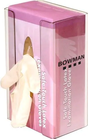Medline Industries, Inc Plexiglass Glove Dispenser Box Holder Single Clear