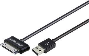 Cirago 30-Pin USB 5Ft Dock Connector Data Sync/Charge Cable for Galaxy Tab/ Note