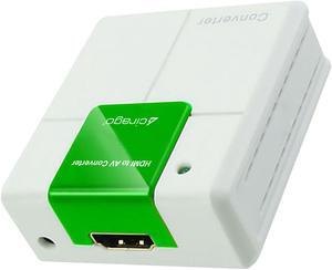 Cirago HDMI to RCA AV Converter Adapter CVBS 3RCA 1080P Composite Video Audio
