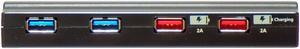 Cirago USB 3.0 SuperSpeed 6 Port Hub & Additional 2 Charging Ports Power Adapter