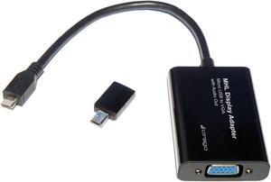 Cirago MHL Micro USB to VGA HD TV Cable Display Adapter For Android Samsung Galaxy S5/S4/S Note