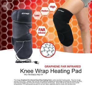 Cirago Graphene Far Infrared Heating Knee Wrap Pad for Arthritis Pain Therapy