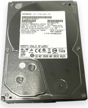 Hitachi UltraStar A7K2000 3.5" Desktop Internal Hard Drive 500GB 7200rpm 32MB Cache SATA 3Gb/s HDD For PC 0A39289 HUA722050CLA330 0F11000