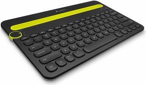 Logitech K480 Universal Bluetooth Mini Multi-Device Wireless Keyboard for Computers / Mac / Tablets / Smart Phone, Black