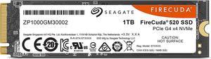 Refurbished Seagate Firecuda 520 1TB Performance Internal Solid State Drive Gaming Laptop SSD PCIe Gen4 X4 NVMe 13 for Gaming PC Gaming Laptop Desktop ZP1000GM3A002