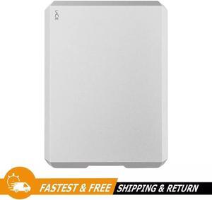 LaCie 2TB USB-C Portable External Hard Drive STHG2000400, Space Gray
