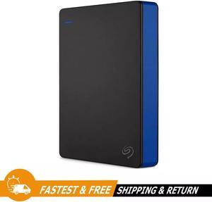 Seagate 4TB USB 3.0 Playstation4 Portable External Hard Drive, Black-Blue STGD4000400
