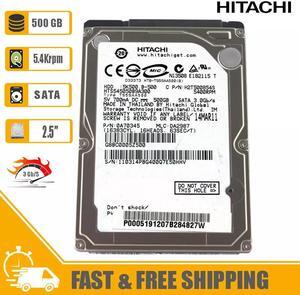 Hitachi (SATA) 2.5" Internal Hard Drive 500GB 5400rpm HDD 0A70345 HTS545050B9A300