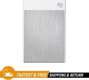 Seagate Backup Plus Ultra Touch 1TB USB 3.0 Portable Hard Drive STHH1000402, White