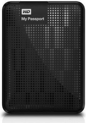 WD My Passport 2TB USB 3.0/USB 2.0 2.5" Portable Hard Drive WDBY8L0020BBK-NESN Black