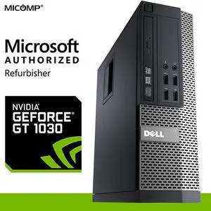 Dell 3020 SF Business Desktops & Workstations Quad Core I5-4570 8GB 500GB Nvidia GT1030 HDMI Windows 10 WiFi