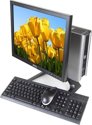 Dell Optiplex 760 Ultra Small Form Factor Core 2 Duo Dual Core 3.00Ghz 4Gb 500Gb Dvd Windows 10 Home 64 Bit 19" Lcd & Wifi