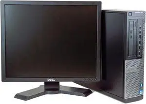 Dell Optiplex 960 Desktop Core 2 Duo 3.1Ghz 6Gb 250Gb Dvd Windows 10 Pro 64 Bit 19" Lcd, 1 Year Warranty