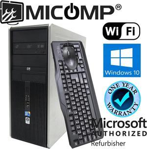 HP Dc 7900 Tower Core 2 Duo Dual Core 2.93Ghz 8GB 250GB DVDRW WiFi Windows 10 Home 64 Bit