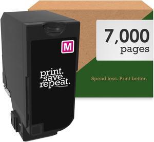 Print.Save.Repeat. Lexmark 74C1SM0 Magenta Toner Cartridge for CS720, CS725, CX725 [7,000 Pages]