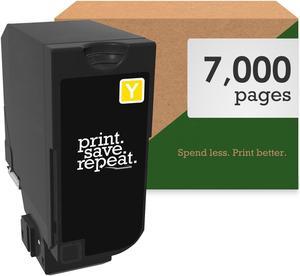 Print.Save.Repeat. Lexmark 74C1SY0 Yellow Toner Cartridge for CS720, CS725, CX725 [7,000 Pages]