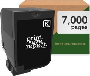 Print.Save.Repeat. Lexmark 74C1SK0 Black Toner Cartridge for CS720, CS725, CX725 [7,000 Pages]