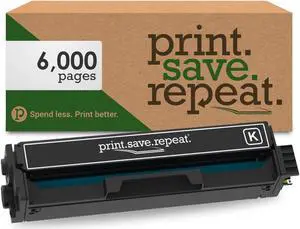Print.Save.Repeat. Lexmark 20N1XK0 Black Extra High Yield Remanufactured Toner Cartridge for CS431, CX431 [6,000 Pages]