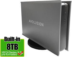 Avolusion PRO-5X Series 8TB (8-Terabyte) USB 3.0 External Gaming Hard Drive (Grey) (Grey) Compatible with Xbox Series X, S Game Console - 2 Year Warranty