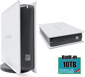 Avolusion PRO-5X Series 10TB USB 3.0 External Hard Drive for WindowsOS Desktop PC / Laptop (White) - 2 Year Warranty