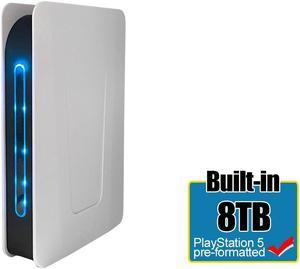 Avolusion PRO-T5 Series 8TB USB 3.0 External Gaming Hard Drive for PS5 Game Console (White) - 2 Year Warranty