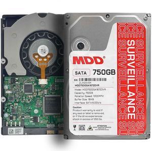 MDD 750GB 16MB Cache 7200PM SATA 3.0Gb/s 3.5inch Surveillance Hard Drive (MDD750GSA1672DVR) - 3 Year Warranty