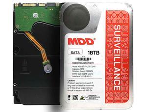 MDD MDD18TSATA25672DVR 18TB 7200 RPM 256MB Cache SATA 6.0Gb/s 3.5" Internal Hard Drive for Surveillance