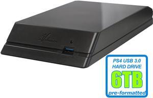 Avolusion HDDGear 6TB USB 3.0 External Gaming Hard Drive (for PS4, PS4 Slim, PS4 Slim Pro) - 2 Year Warranty