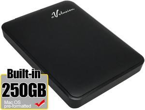 Avolusion 250GB USB 3.0 Portable External Hard Drive (MacOS Pre-Formatted) HD250U3-Z1 - Retail w/2 Year Warranty
