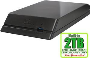 Avolusion HDDGear 2TB USB 3.0 External Gaming Hard Drive (for XBOX ONE, XBOX ONE S, XBOX ONE X) - 2 Year Warranty