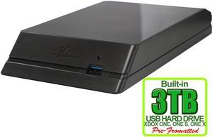 Avolusion HDDGear 3TB USB 3.0 External Gaming Hard Drive (for XBOX ONE, XBOX ONE S, XBOX ONE X) - 2 Year Warranty
