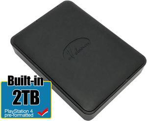Avolusion 2TB USB 3.0 Portable External PS4 Hard Drive (PS4 Pre-Formatted) HD250U3-X1-2TB-PS - 3 Year Warranty