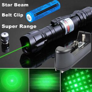 Rechargeable 990Mile Green Laser Pointer Pen 532nm Star Beam Light Visible Lazer