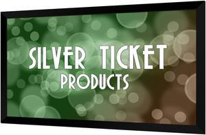 STR-169135 Silver Ticket 135" Diagonal 16:9 HDTV (6 Piece Fixed Frame) Projector Screen White Material