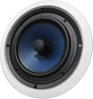82C Silver Ticket 8" 120-Watt 2-Way In-Ceiling Speaker with Pivoting Tweeter (1 Speaker, White)